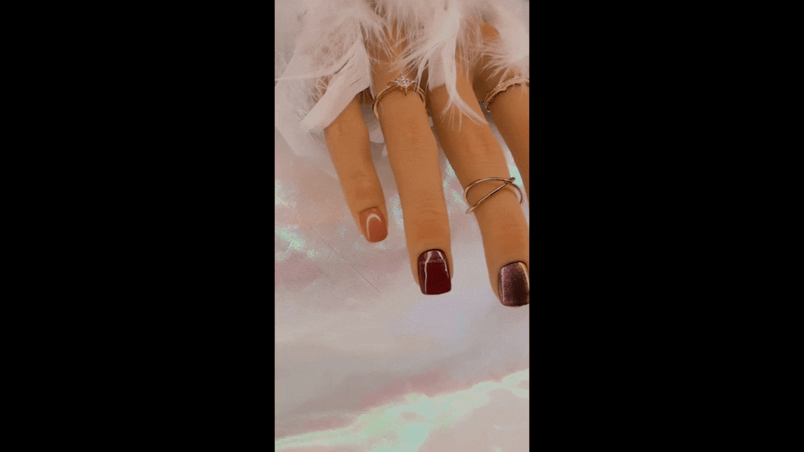 Press on nails chocolat