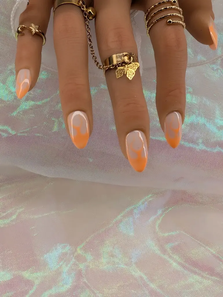 Press on nails flamme