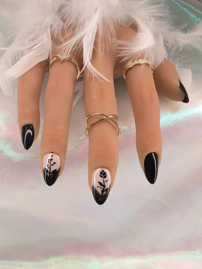 Press on nails shadow