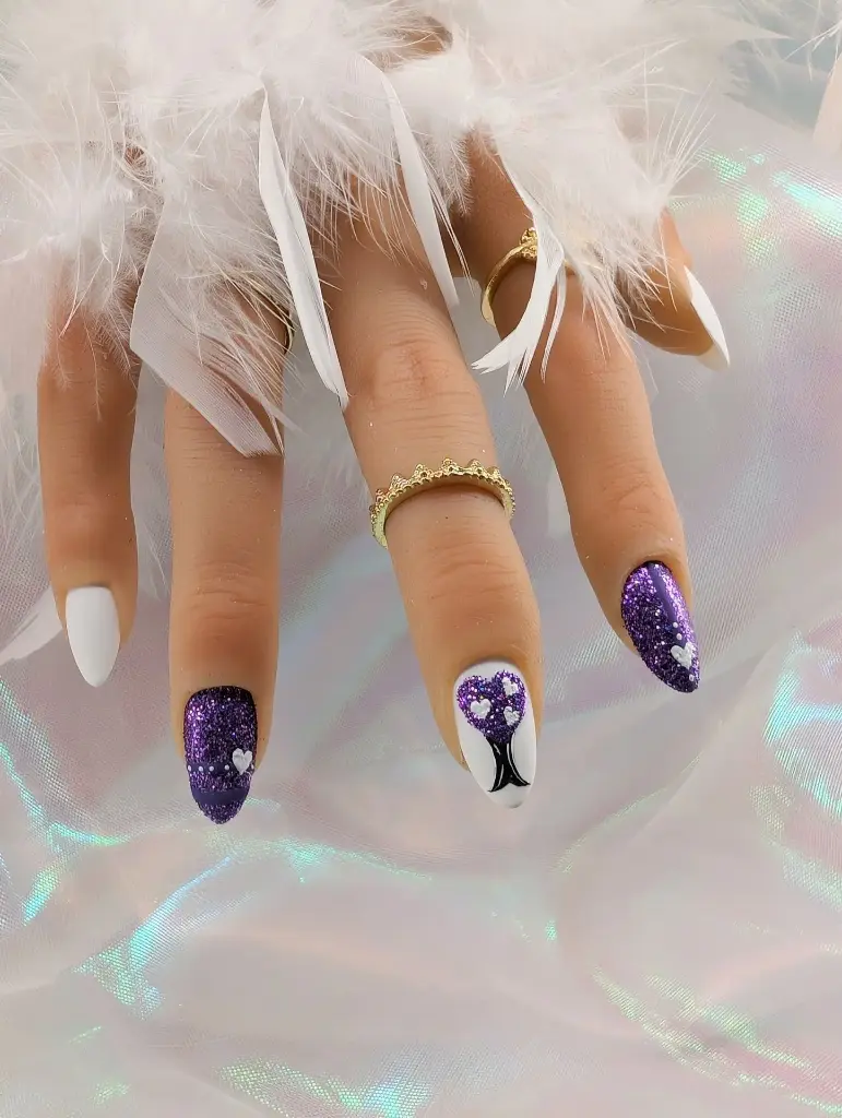 Press on nails arbre d'amour