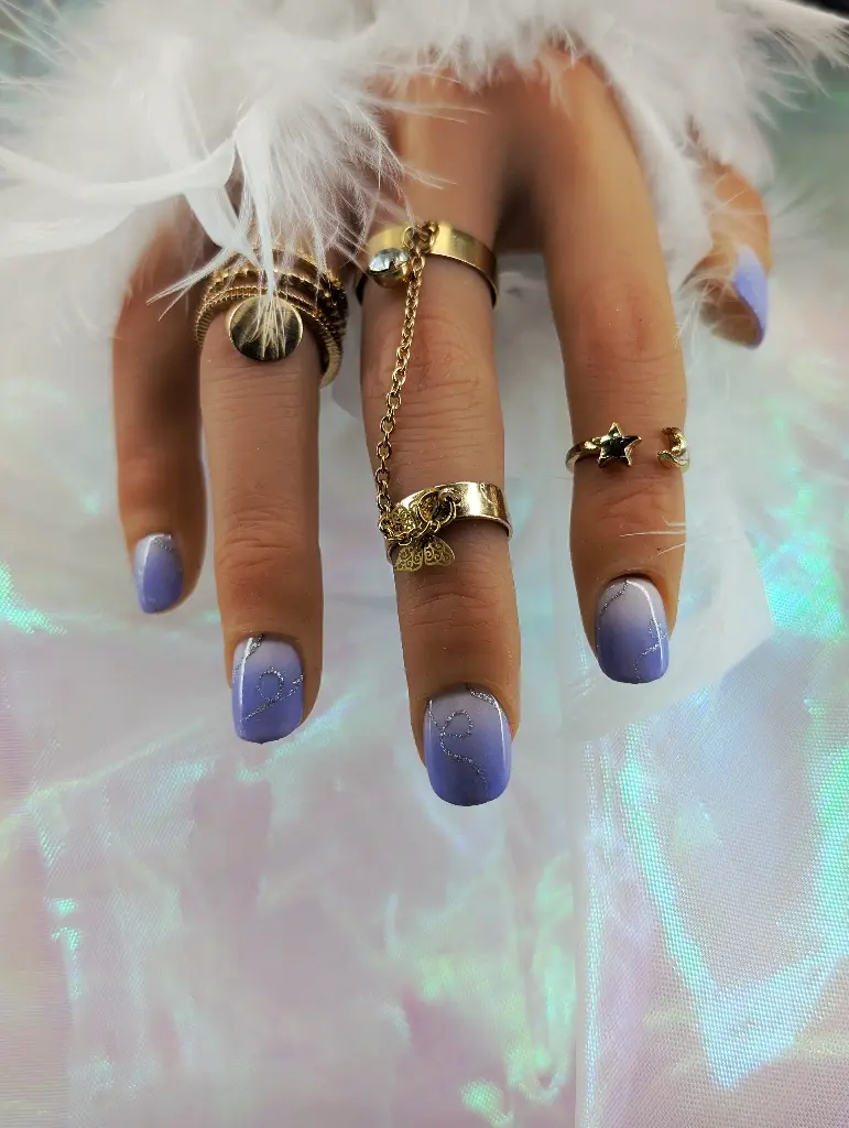 Press on nails fairy wave