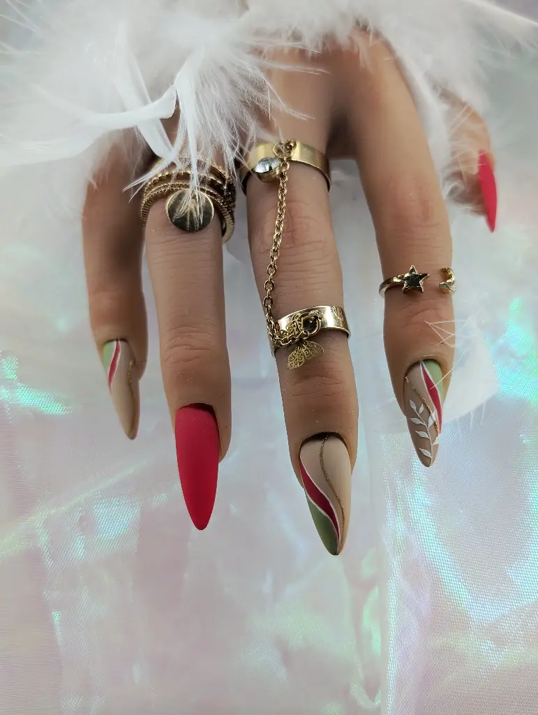 Press on nails reflets de saison