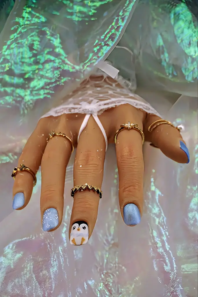 Press on nails polar knit