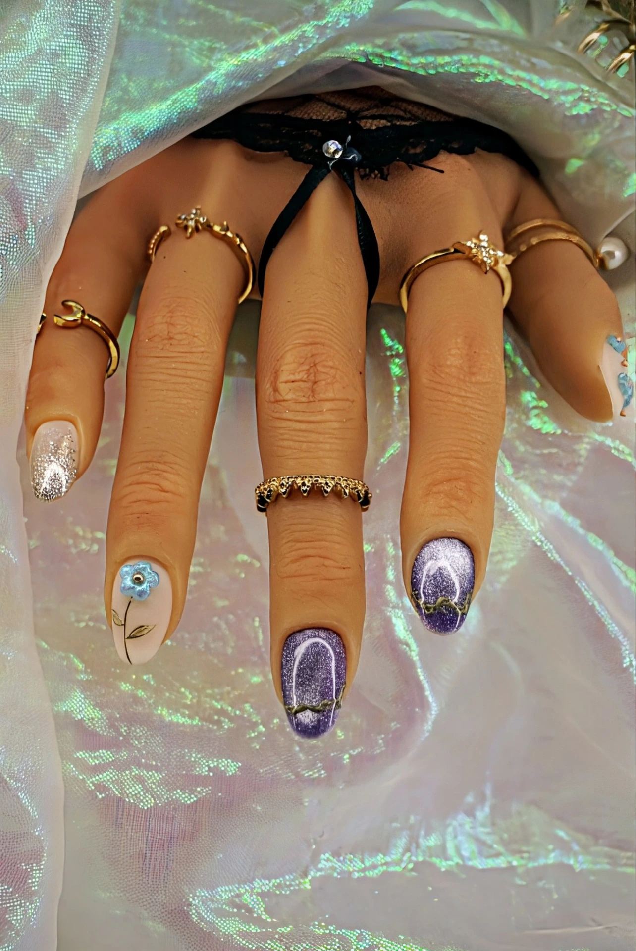 Press on nails jardin de tendresse