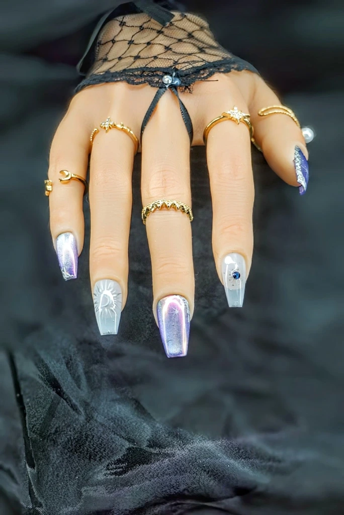 Press on nails aurore stellaire