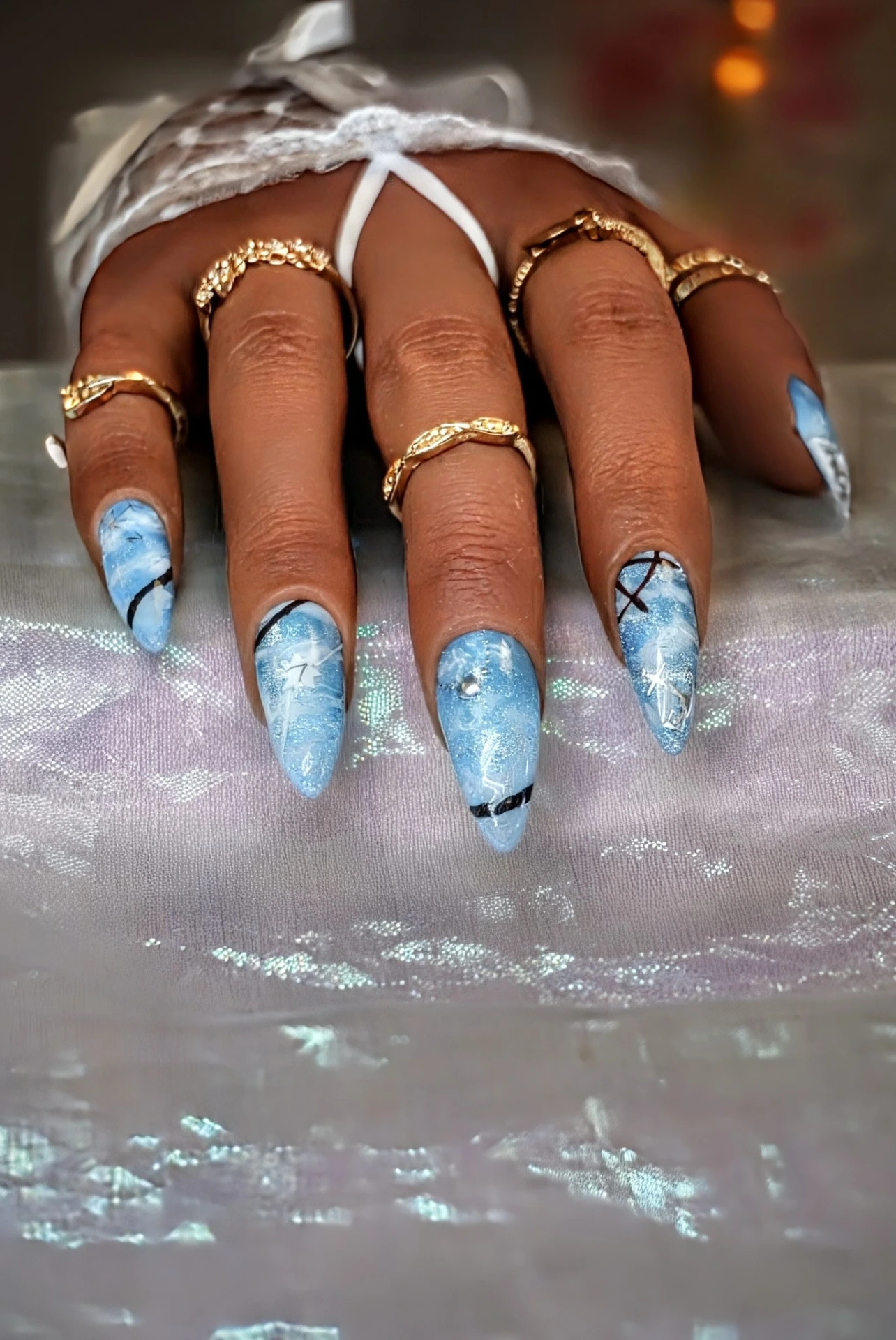 Press on nails swim