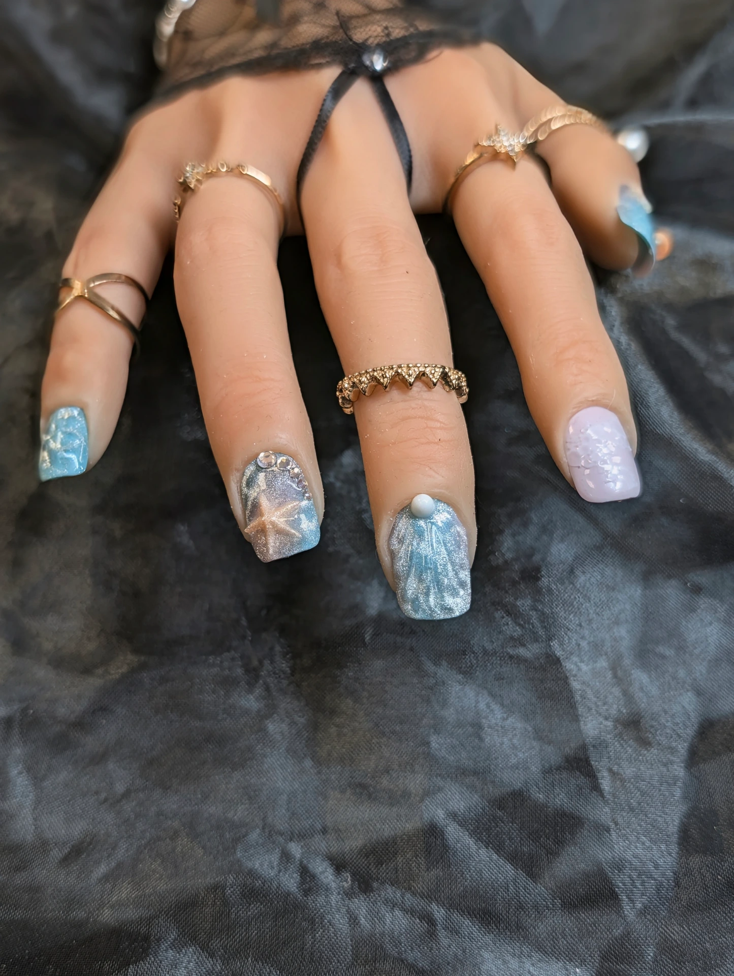 Press on nails étoile des marées