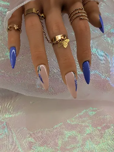 Press on nails soft lavender